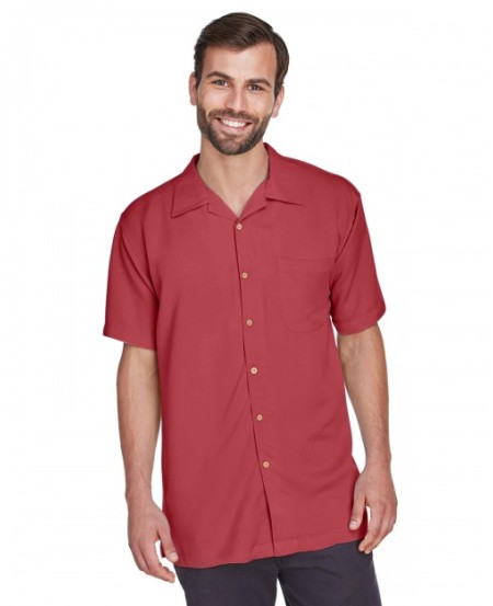 Harriton M570   Men's Bahama Cord Camp Shirt