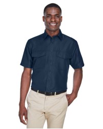 Harriton M580 Men's Key West Short-Sleeve Performance Staff Shirt