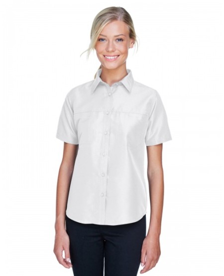 Harriton M580W   Ladies' Key West Short-Sleeve Performance Staff Shirt