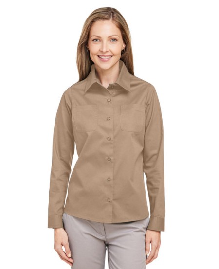 Harriton M585LW   Ladies' Advantage IL Long-Sleeve Workshirt