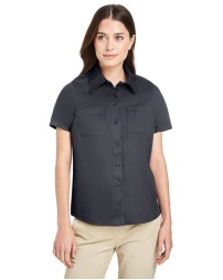 Harriton M585W Ladies' Advantage IL Short-Sleeve Work Shirt