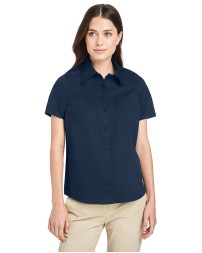 Harriton M585W   Ladies' Advantage IL Short-Sleeve Work Shirt