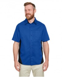 Harriton M586   Men's Flash IL Colorblock Short Sleeve Shirt