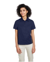 Harriton M586W Ladies' Flash IL Colorblock Short Sleeve Shirt