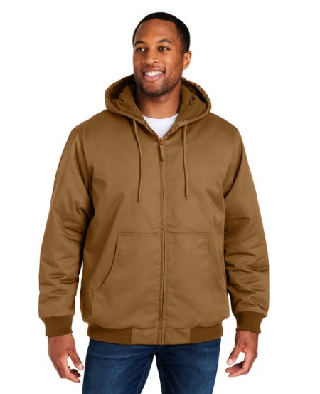 Harriton M722T   Men's Tall ClimaBloc Heavyweight Hooded Full-Zip Jacket