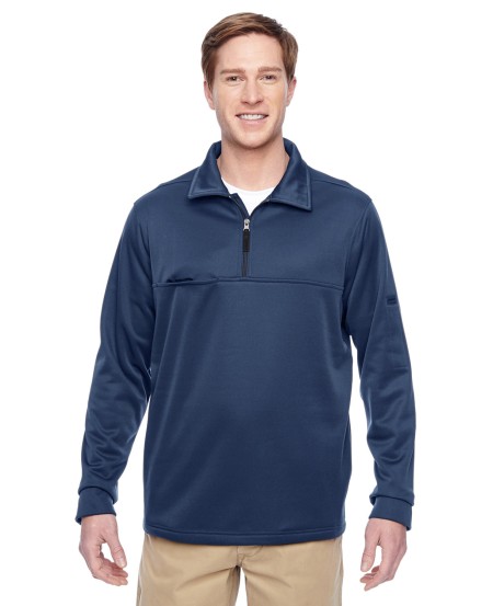 Harriton M730   Adult Task Performance Fleece Quarter-Zip Jacket