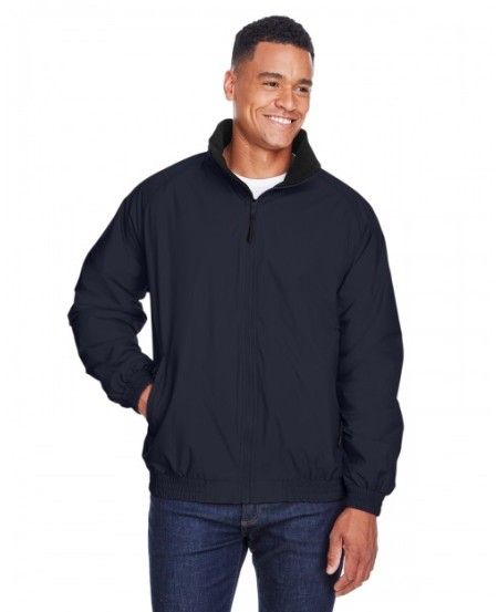 Harriton M740   Adult Fleece-Lined Nylon Jacket