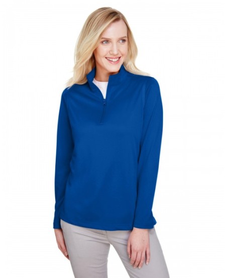 Harriton M748W   Ladies' Advantage Snag Protection Plus Quarter-Zip