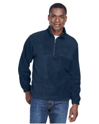 Harriton M980 Adult Quarter-Zip Fleece Pullover