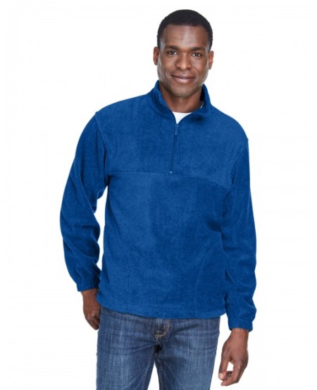 Harriton M980   Adult Quarter-Zip Fleece Pullover