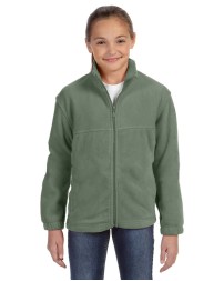 Harriton M990Y Youth Full-Zip Fleece