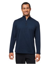 Glyder MDP1772 Men's Marbled Jersey Fairway Quarter-Zip