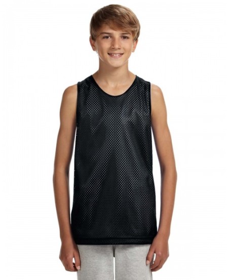 A4 N2206   Youth Reversible Mesh Tank