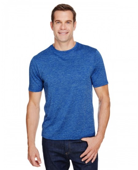 A4 N3010   Men's Tonal Space-Dye T-Shirt