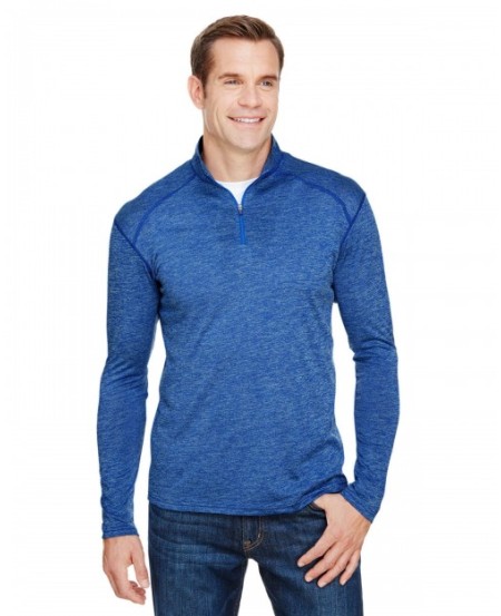 A4 N4010   Men's Tonal Space-Dye Quarter-Zip