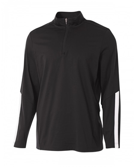 A4 N4262   Adult League Quarter-Zip Jacket