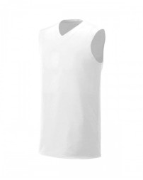 A4 NB2340   Youth Moisture Management V Neck Muscle Shirt