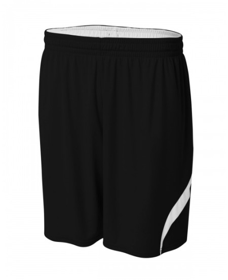 A4 NB5364   Youth Performance Double/Double Reversible Basketball Short