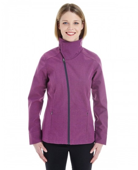 North End NE705W   Ladies' Edge Soft Shell Jacket with Convertible Collar