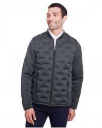 North End NE710   Men's Loft Pioneer Hybrid Bomber Jacket