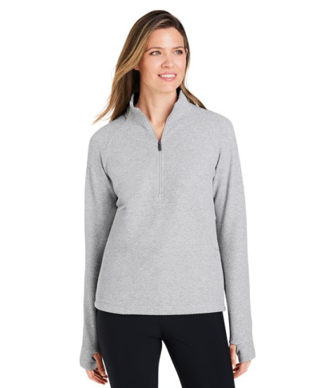 North End NE725W   Ladies' Spirit Textured Quarter-Zip