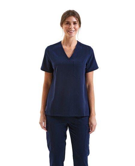 Onna By Premier NN300 Ladies' Limitless V-Neck Stretch Scrub Top