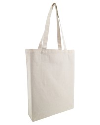 OAD OAD106R Midweight Recycled Cotton Gusseted Tote