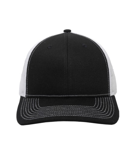 Outdoor Cap OC771 Structured Trucker With Solid Mesh Back Hat