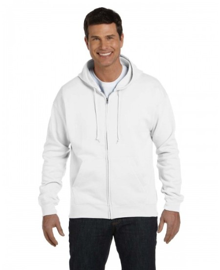 Hanes P180   Adult EcoSmart Full-Zip Hooded Sweatshirt