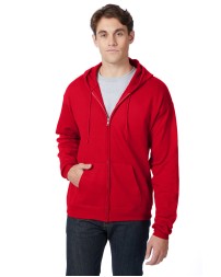 Hanes P180 Adult EcoSmart Full-Zip Hooded Sweatshirt