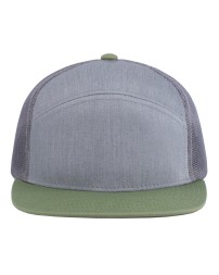 Pacific Headwear P787 Arch Trucker Snapback Cap