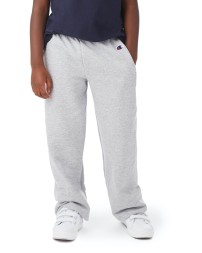 Champion P890 Youth Powerblend Open-Bottom Fleece Pant with Pockets