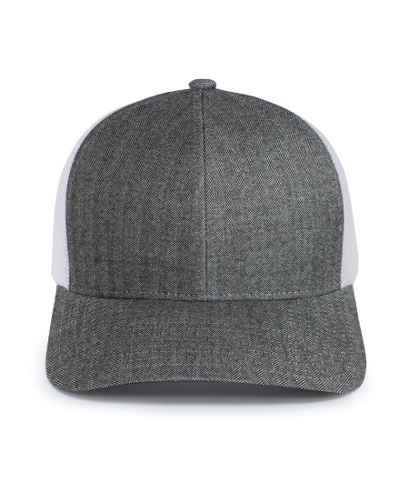 Pacific Headwear PH124 Herringbone Trucker Cap