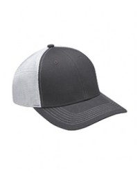 Adams PR102   Brushed Cotton/Soft Mesh Trucker Style Cap