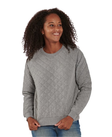 Boxercraft R08   Ladies' Quilted Jersey Sweatshirt