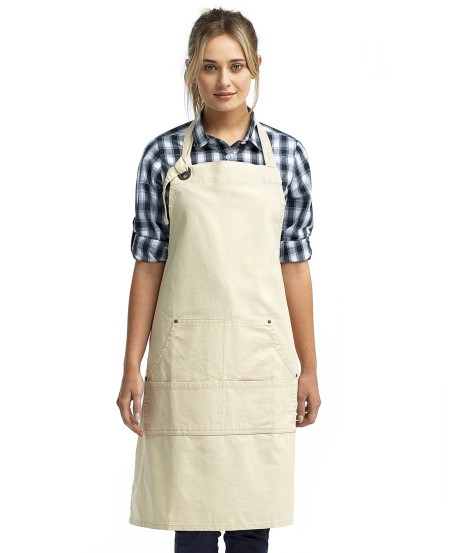 Artisan Collection by Reprime RP137 Unisex Calibre Heavy Cotton Canvas Pocket Apron