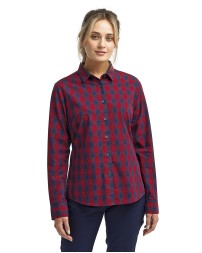 Artisan Collection by Reprime RP350 Ladies' Mulligan Check Long-Sleeve Cotton Shirt