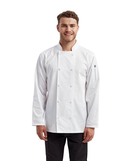 Artisan Collection by Reprime RP657 Unisex Long-Sleeve Recycled Chef's Coat