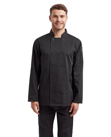 Artisan Collection by Reprime RP657   Unisex Long-Sleeve Recycled Chef's Coat