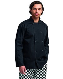 Artisan Collection by Reprime RP665 Unisex Studded Front Long-Sleeve Chef's Jacket