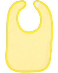 Rabbit Skins RS1004 Infant Contrast Trim Bib