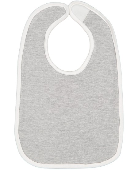 Rabbit Skins RS1004 Infant Contrast Trim Bib