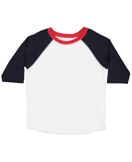 Rabbit Skins RS3330 Toddler Baseball T-Shirt