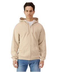 Gildan SF600 Unisex Softstyle Fleece Full Zip Hooded Sweatshirt