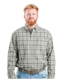 Berne SH26 Men's Foreman Flex180 Button-Down Woven Shirt