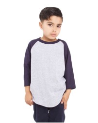 Shaka Wear SHRAGY Youth Three-Quarter Sleeve Raglan