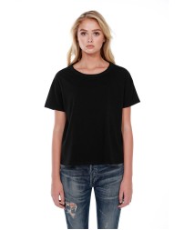 StarTee ST1017 Ladies' Raw-Neck Boxy T-Shirt