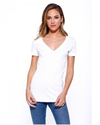 StarTee ST1412   Ladies' CVC V-Neck T-Shirt