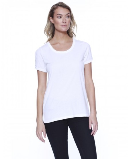 StarTee ST1414   Ladies' CVC Twist Sleeve Top