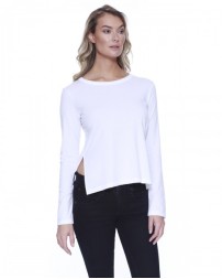 StarTee ST1471   Ladies' CVC High Low Long-Sleeve T-Shirt